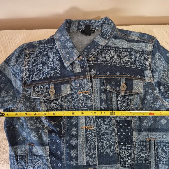 Paisley Jean Jacket - Picture 7 of 11